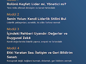 "Liderlik Gücünü Fark Et!" Online Çevrimiçi Eğitim