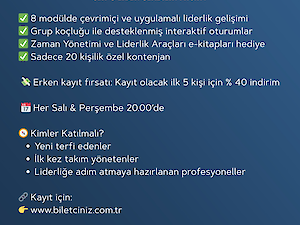 "Liderlik Gücünü Fark Et!" Online Çevrimiçi Eğitim
